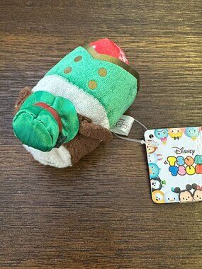 DISNEY Tsum Tsum Mini Goofy Plush 3.5" Christmas Green Tux Top Hat Japan 2016